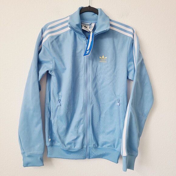 Adidas Beckenbauer FB Nations Track Jacket HK7409 Size XS Blue
